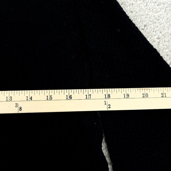 Sonoma Sweater Womens Small Black Long Sleeve Crew Neck Pullover Cable Knit NWT - Picture 7 of 9